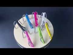 ตะขอเกี่ยวปะการังแบบคู่ไทเทเนียมอัลลอยด์ พร้อมเชือกและคลิปสำหรับดำน้ำ