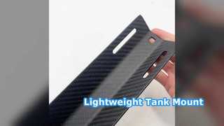 Lightweight Carbon Fiber Scuba Single Tank Adapter